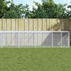 VidaXL Chicken Coop with Light Grey Roof 1003x98x90 Cm Galvanized Steel 3189048