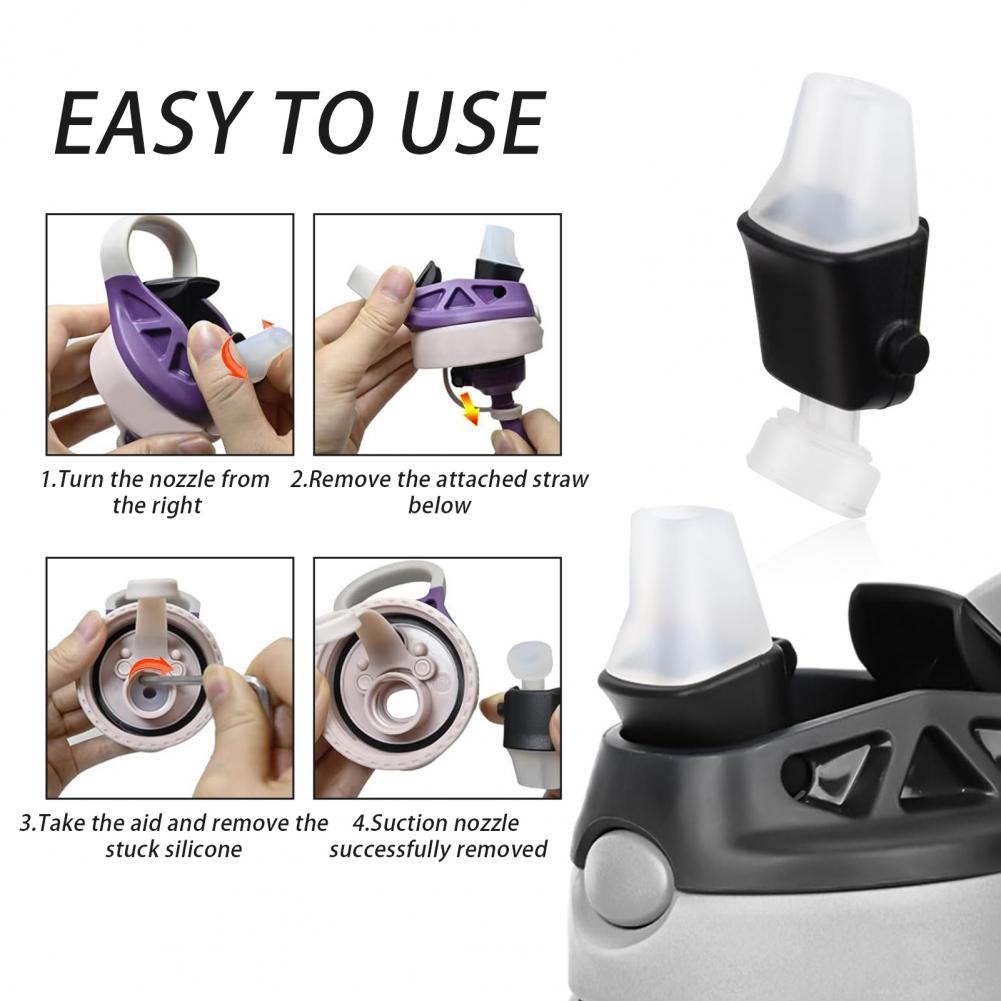 Silikon-Düsen-Ersatz-Ausguss für Kinder-Wasserflasche Selbstabdichtendes Mundstück BPA-frei 14oz/20oz Wasserflaschen-Ersatzteil