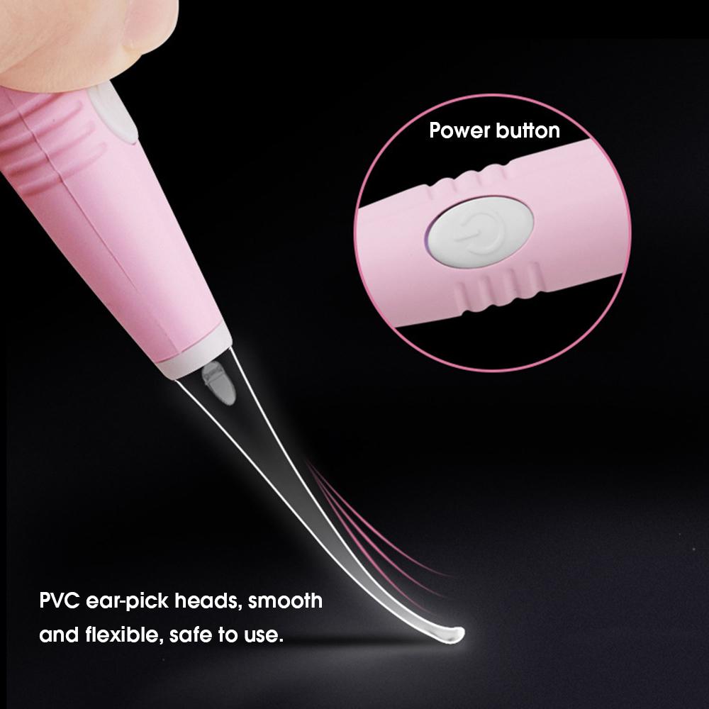 Baby LED Light Ear Wax Cleaner Luminous Earpick Safe Ear Cleaning Tool Earwax Remover for Toddlers Kids