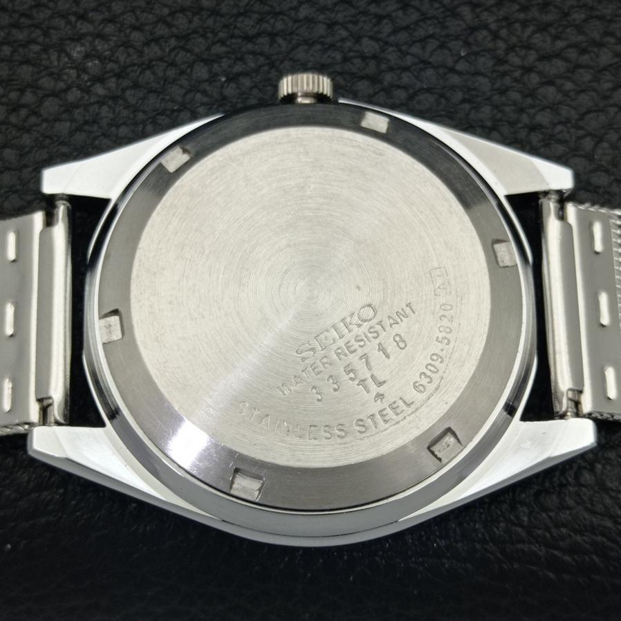 REFURBISHED MENS SEIKO 5 AUTOMATIC 6309A JAPAN WHITE DIAL WATCH A427249-2 QRL-a427249