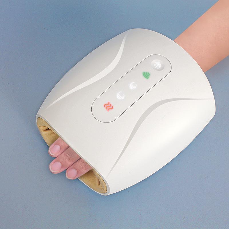 

Electric Hand Massager: Kneading, Heating & Acupoint Therapy for Finger, Joint, Wrist, and Palm Relief белый