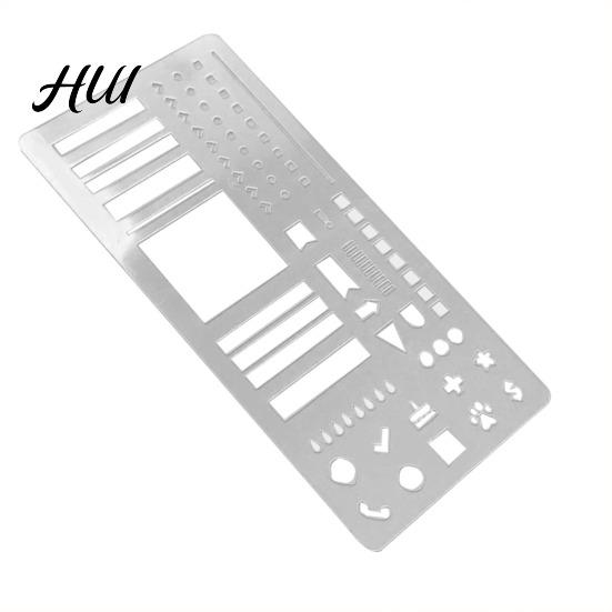 Curved Layout Correction Tool Planning Calendar Templates Ruler Set Transparent Plastic Stencils for Journaling Stencil Kit Dot Grid Journals