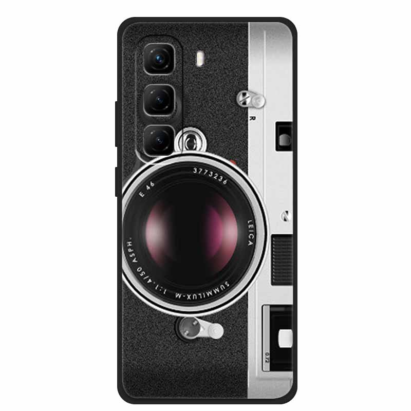 Per Custodia Infinix Hot 50 5G Fiori Morbido Silicone TPU Antiurto Custodie per Telefono per Infinix X6720 Animali Lupo Cool Copertura Protettiva