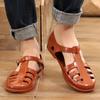fashion New Summer Men's Sandals Outdoor Non-Slip Beach Flat Fisherman Casual Shoes Breathable Hollow Men Sandals Male Vintage Slippers