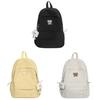 Girl Backpack For School With Breathable Nylon Material And Stylish Splicing Design