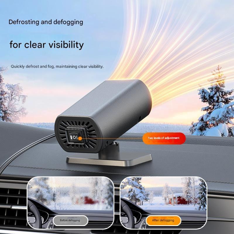 Fast Acting Car Defroster Heater 12V Suitable Windshield Demisting Device For Winter Driving Comfort