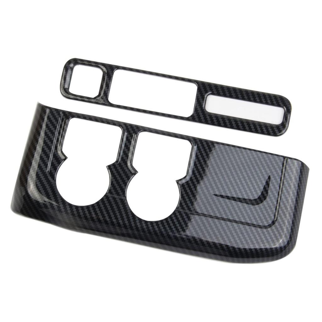 Carbon Fiber Side Console Headlight Switch Panel Cover Trim Accessories for 2021-2024 Chevy Tahoe Suburban for 2021-2024 GMC Yukon