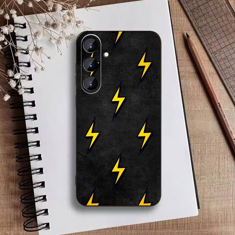 star bone lightning bolt Phone Case For Samsung Galaxy A73,A21s,A22,A31,A52,A53,A71,A41Soft Black Shell