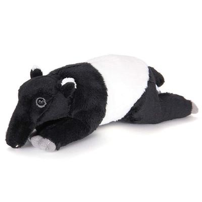 Colorata Malayan Tapir Plush Toy (Lying Down SeriesSoft TouchFluffy) Realistic Animal Toy, Birthday Gift, First Toy, Christmas Present