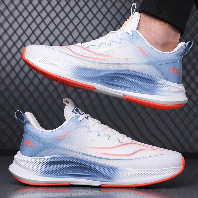 Men Breathable Mesh Running Shoes Fashion Sport Sneakers Sizes 38-45 for Walking Jogging Training Travel Commuting and Daily Wear