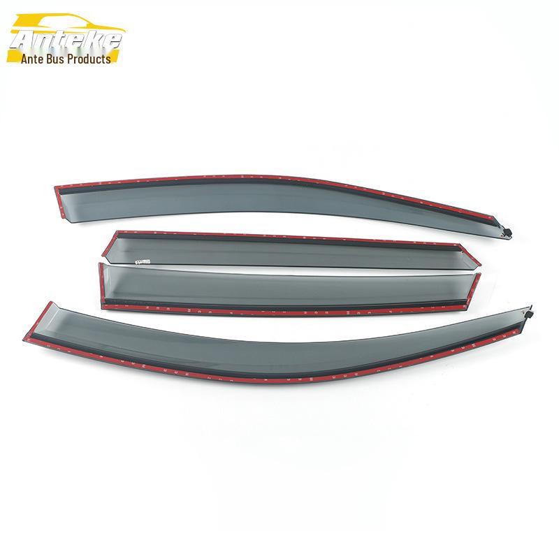 BAIC Senova X65 3D Stainless Steel Rain Deflectors with Bright Strips