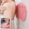 Shower Foot Scrubber Mat Back Washer Exfoliating Bath Wash Pad Wall Mounted Slip Suction Cups for Use In Cleaner Men and Women