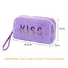 Plush Makeup Bag Portable Travel Toiletry Bag Hand-held Cosmetic Storage Bag with