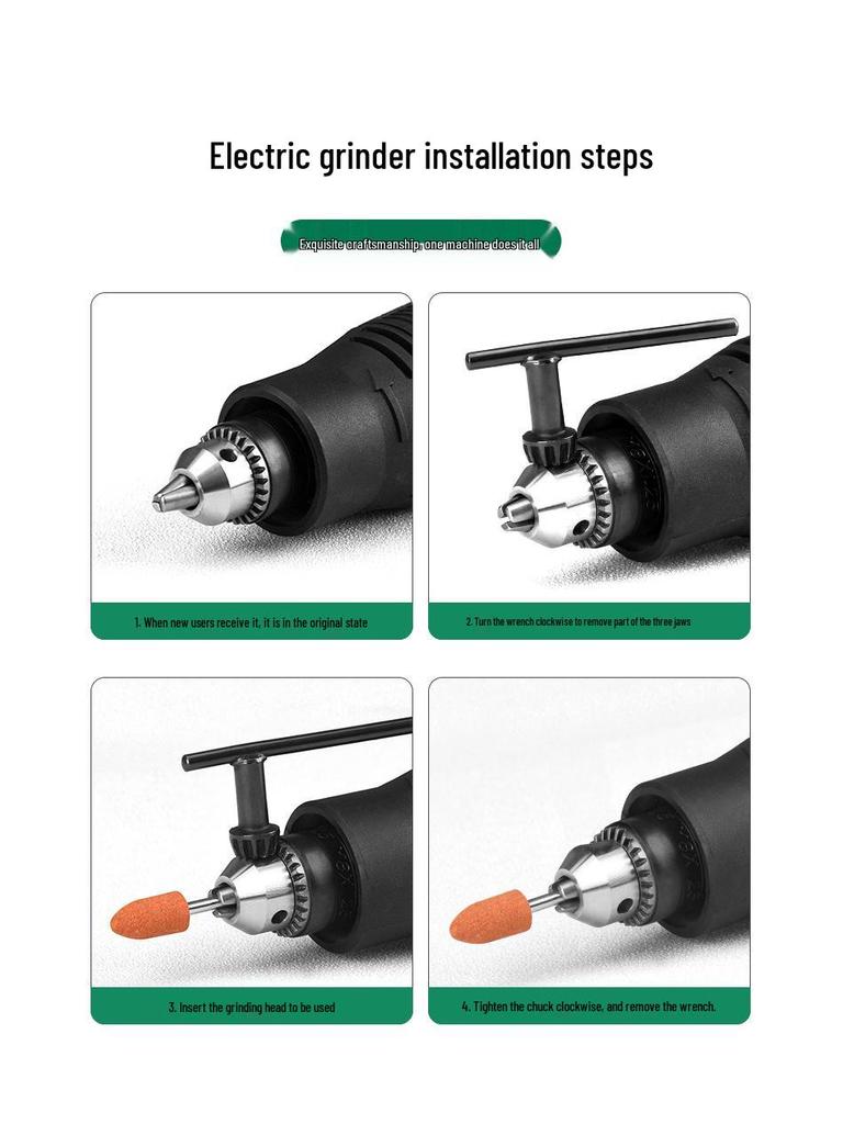 Rechargeable High-Power Handheld Electric Grinder for Carving, Cutting, and Woodworking.