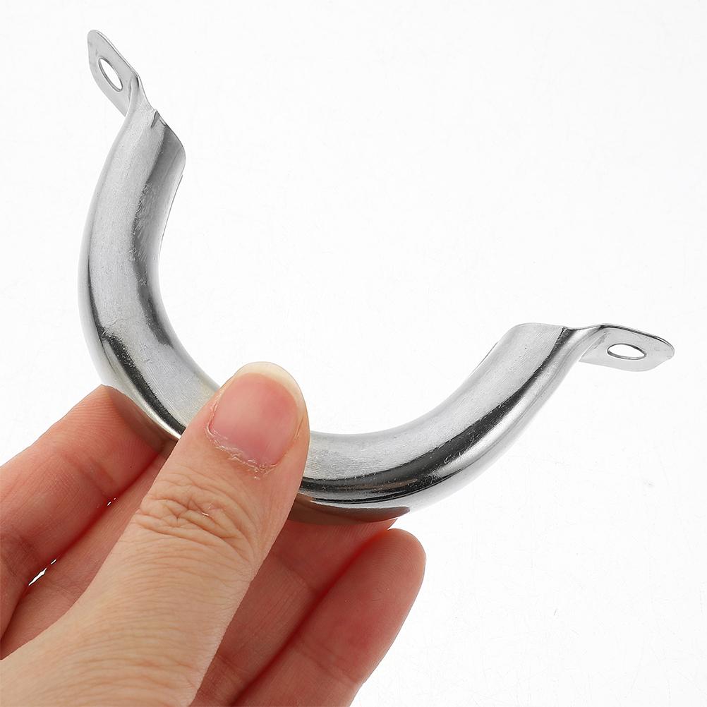6 Pcs Stainless Steel Pipe Pot Ear Accessories Replacement Handle For Steaming Pan Side Handle Nonskid Metal Pot Ears Kitchen