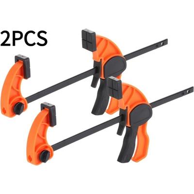 2PCS 6 Inch Orange Quick Clip Woodworking Pen Clamp