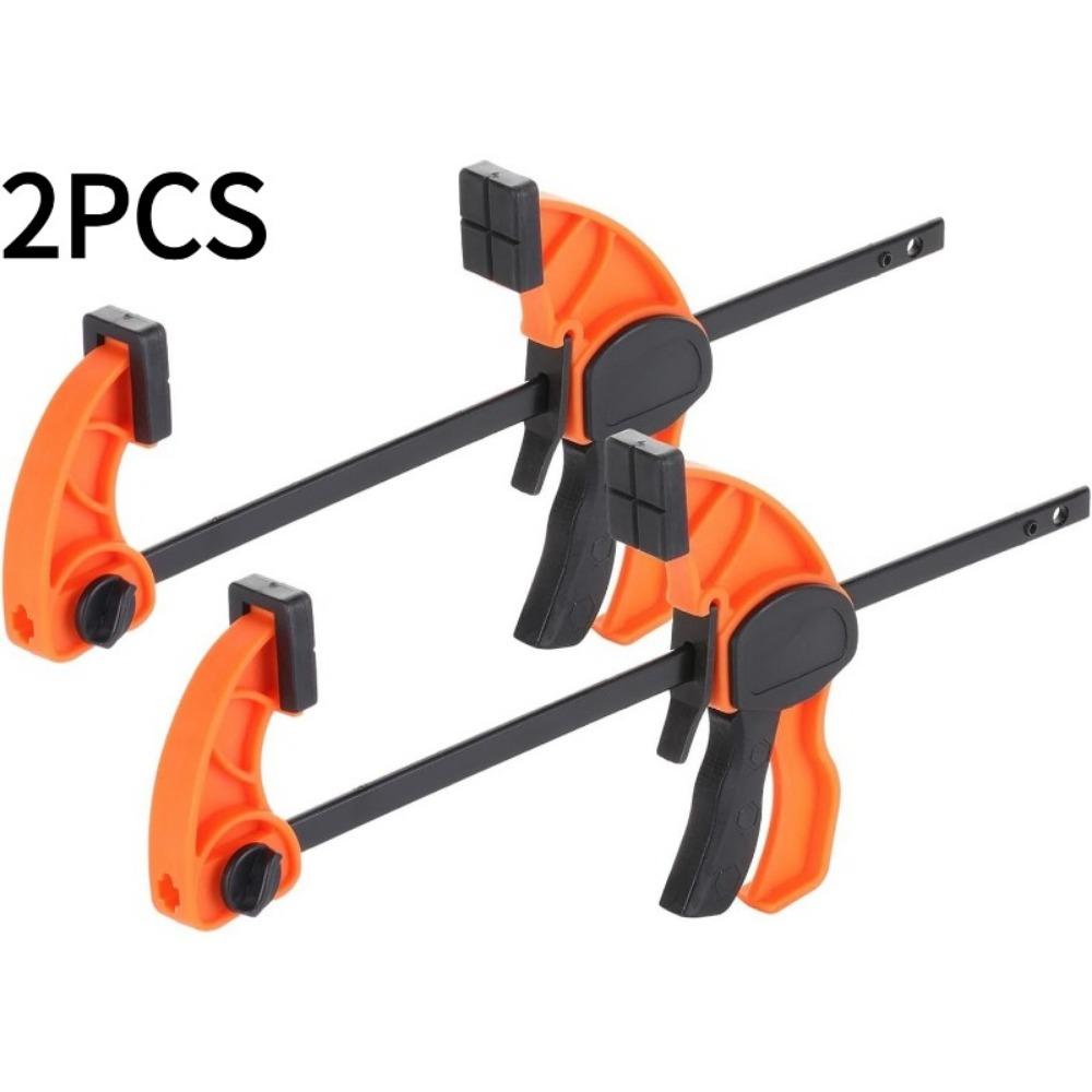 2 szt. 6-calowy pomarańczowy szybkozaciskowy zacisk do długopisu stolarskiego