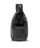 The Green Lab Faux Leather Hobo Crossbody Bag [Black]