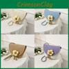 Elegant Summer Colorblock Woven Flower Crossbody Bag With Cozy Cotton Linen Material