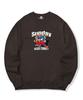 TRIPSHION Sunday Running Bears Graphic Crew Neck - Brown