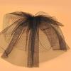 Women Bridal Veil Short Tulle Wedding Bridal Veil with Clips Mesh Birdcage Face Veil Gothic Halloween Coplay Party Veil