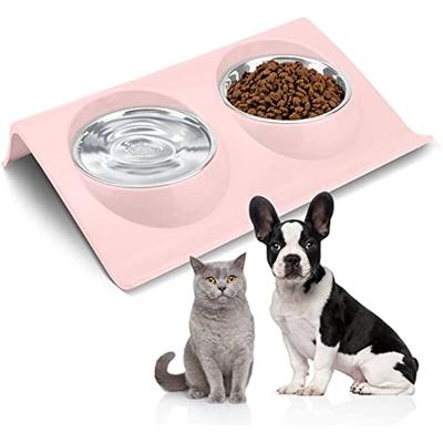 Cat Bowls 2 In 1, Cat Bowls For Food And Water, 15°Bowl Cat Vomiting Bowl For Dogs, Insurance, Trab Prevention, Removable Pet Bowl
