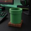 Creative Pen Holder 3D Printed Game Pipe Shape Holder, Spacious Barrel Storage Desk Accessory Stand, Multi-Functional Desktop Organizer And Stationery