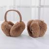 Foldable earmuffs to keep warm in winter, men's and women's ear muffs, ear bags, cute students imitation rabbit fur thickened plush