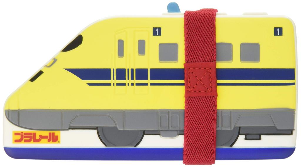 Skater Lunch Single for Nursery Doctor Die-Cut Box, 300ml, Tier, Kids, Kindergarten, School, Plarail, Yellow, Boys, LBD2-A