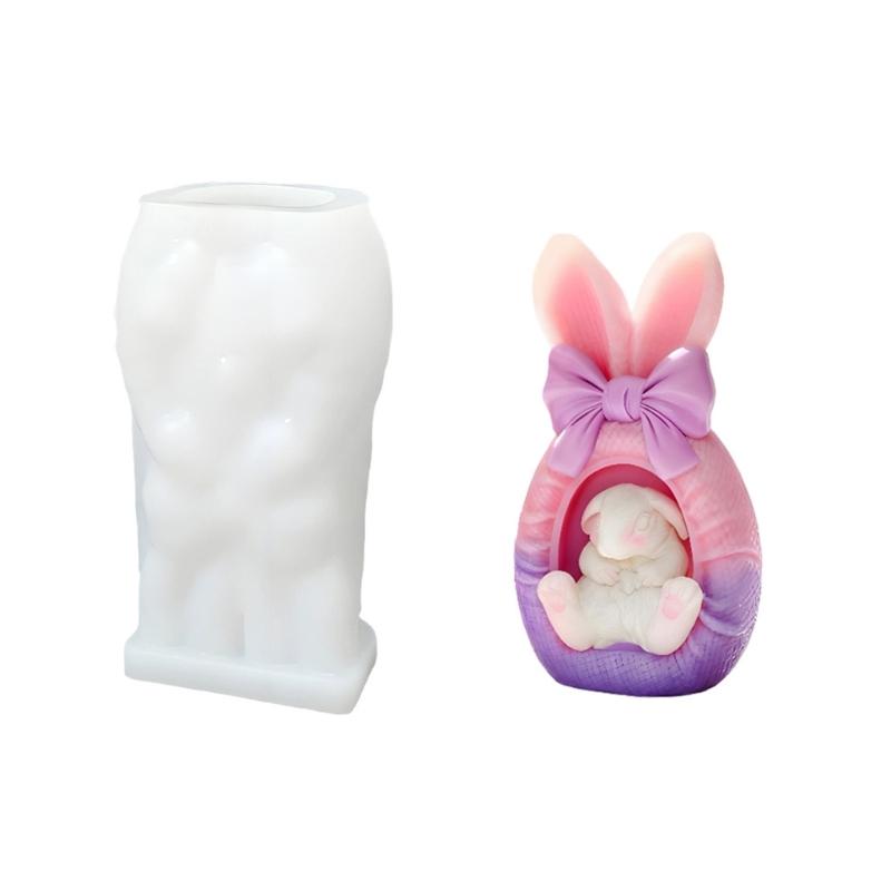 

Food Grade Silicone Rabbits Ear Candle Mould For Craft And Decorative Candle
