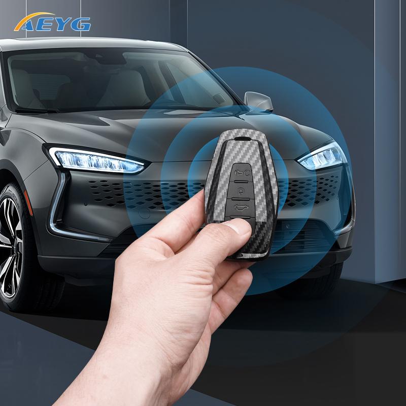 Abs Carbon Fiber Car Key Case Cover For Geely Emgrand X7 Ex7 Coolray   Atlas Boyue Nl3 Gt Gc9 Borui
