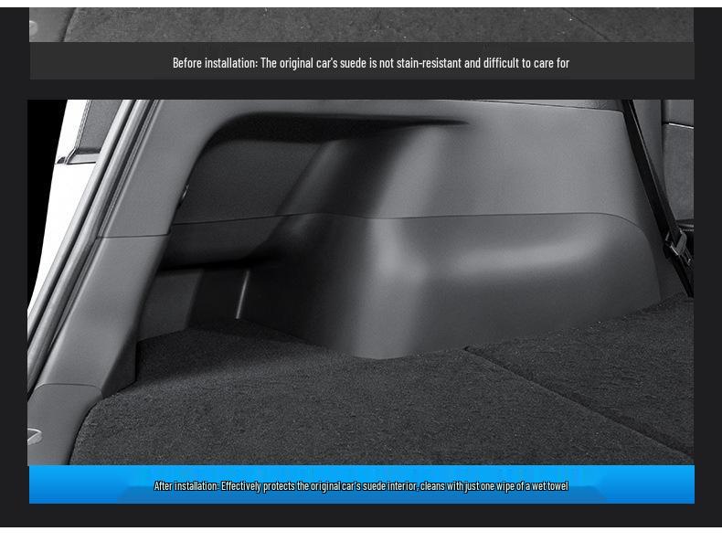 Tesla Model Y Suede Trunk Side Panel Pad