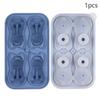 French Bulldog Ice Tray Silicone Durable Not Easily Deformed Portable Drinkware Accessories Household Ice Mold Four Grid Cartoon