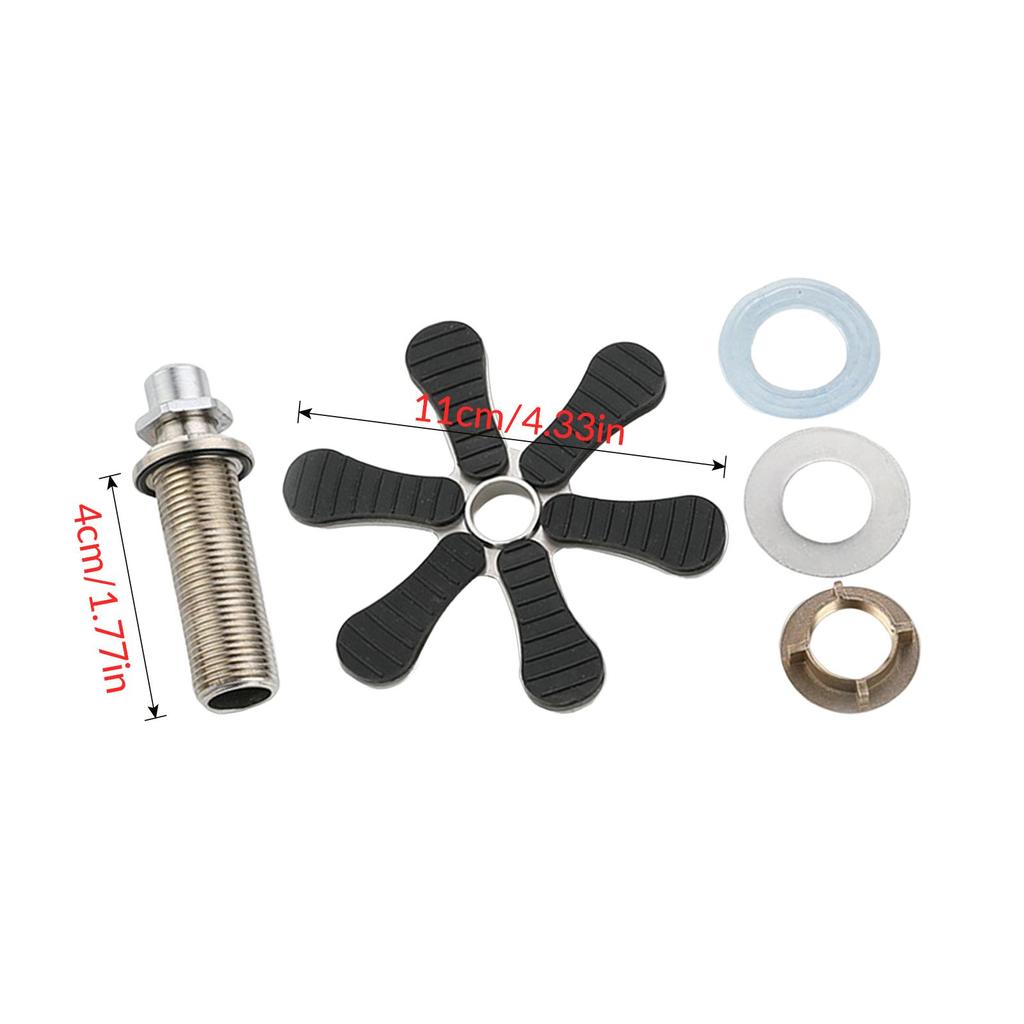 Kitchen Sink Rinser for Glass Accessory 3.15inch Long Shank Professional