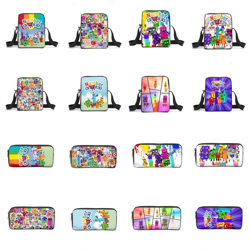 Numberblocks Bookbag With Zipper Closure And 20l Capacity Resistant To Wear And Tear
