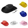 Hat Glitter Cowboy Sewing Craft In Costumes Festive Party Accessories Supplies