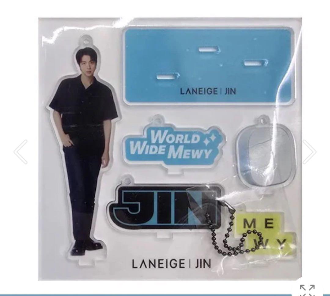 

[USED] Korean BTS Jin Laneige collaboration mini acrylic stand key ring