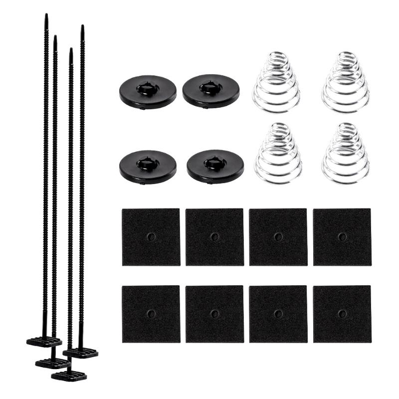 Electric Radiator Fan Tie Strap Mounting Kit Zip Ties Straps Tabs Springs For Car Air Conditioning Radiator Fan Accessories