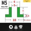 T-förmige Nylon-Dichtungsscheibe M3-M35 Gewinde Isolierabstandshalter