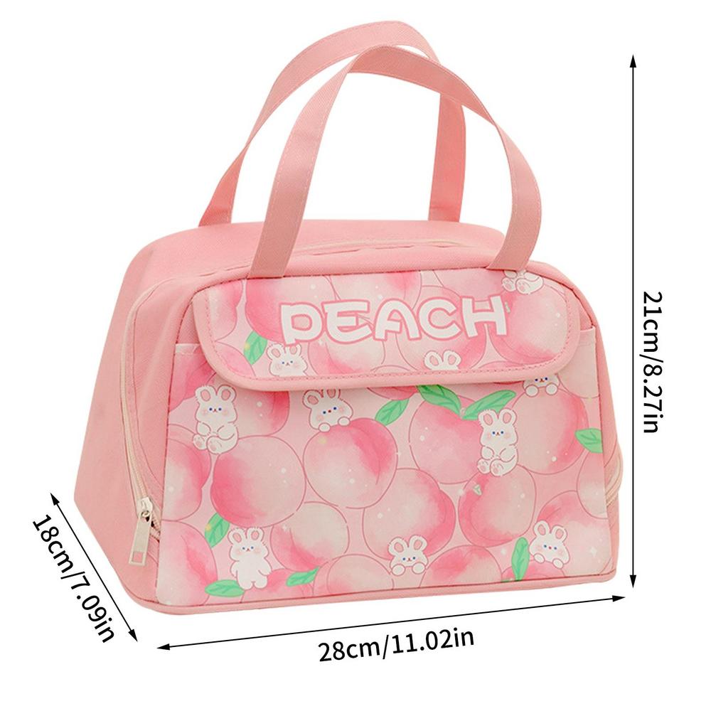 Reusable Lunch Bag Students Lunch Bags Large Capacity Box Leakproof Tote Waterproof Design For Work Picnic Travel