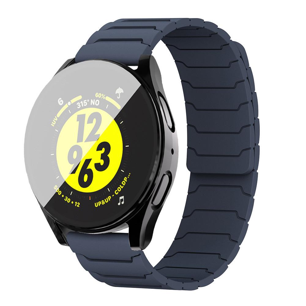 Full TPU Case+Strap for Samsung Galaxy Watch 7 6 5 4 40mm 44mm Magnetic Silicone Strap+Protector Cover for Galaxy Watchband