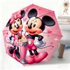 A Fully Automatic Umbrella Featuring The Adorable Mickey And Minnie Characters, Suitable for All Occasions As a Dual-Purpose U