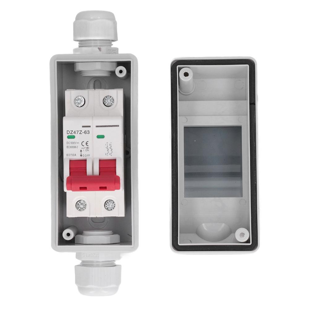 

16A/20A/32A/40A/63A PV Solar Disconnect Switch DC500V PV DC Disconnector DC Power Systems 63A