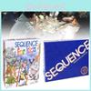 Jogo de Sequência Divertido e Envolvente Jogo de Tabuleiro Clássico para Reuniões de Família e Amigos