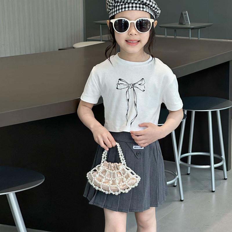 Stylish Pearl Shoulder Bag For Girls And Boys With Unique Fan Shape Design