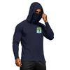 Men's Summer Long Sleeve Quick Dry Hoodie UPF50 Plus Sun Protection Lightweight Fitness Outdoor Sports Hooded Shirt