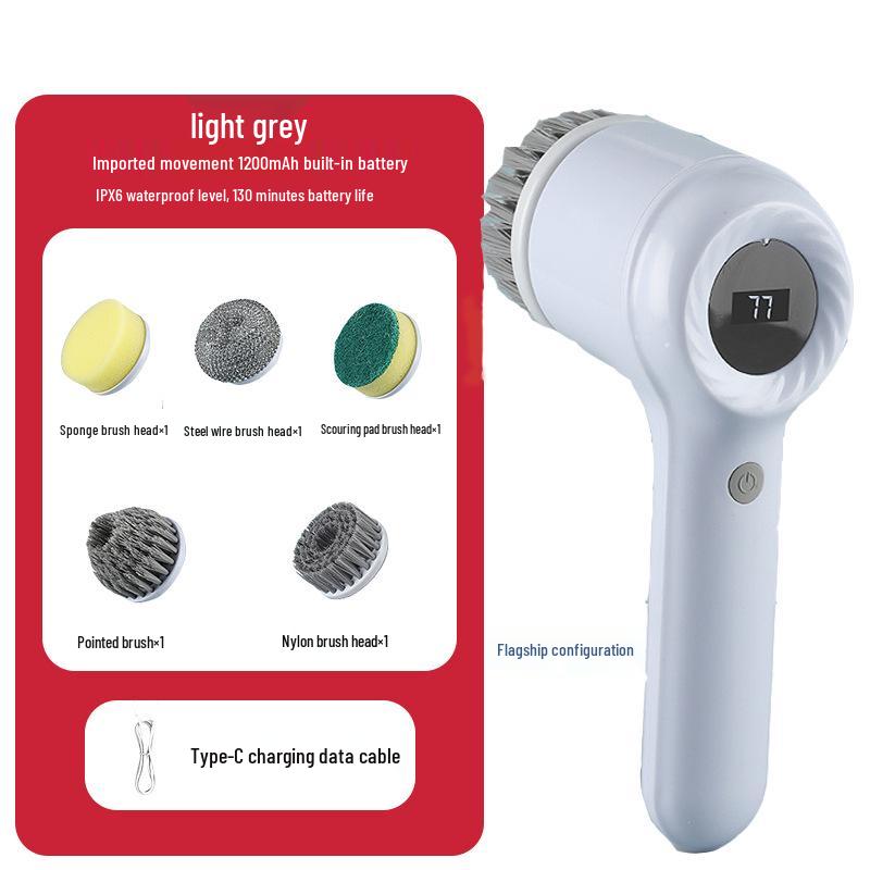 Cordless Electric Cleaning Brush for Kitchen, Bathroom, and Shoes – Multifunctional Handheld Gadget