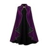 Suede Cloak Retro Gold Edged Cloak Stage Performance Costume