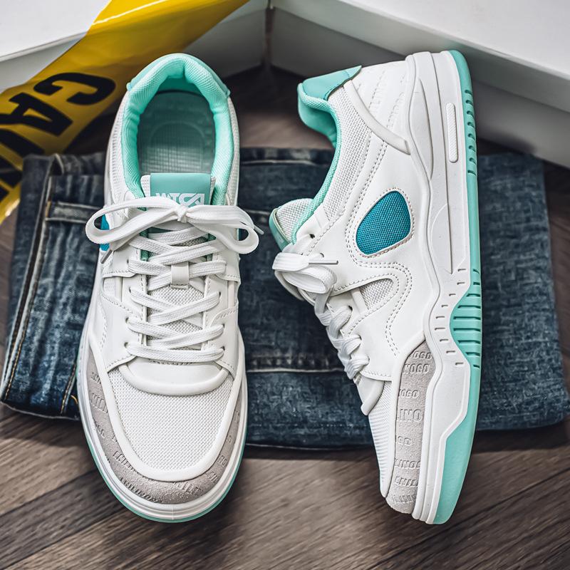 Korean version of small white board shoes men's 2025 summer new fashion versatile youth breathable lightweight casual sports shoes