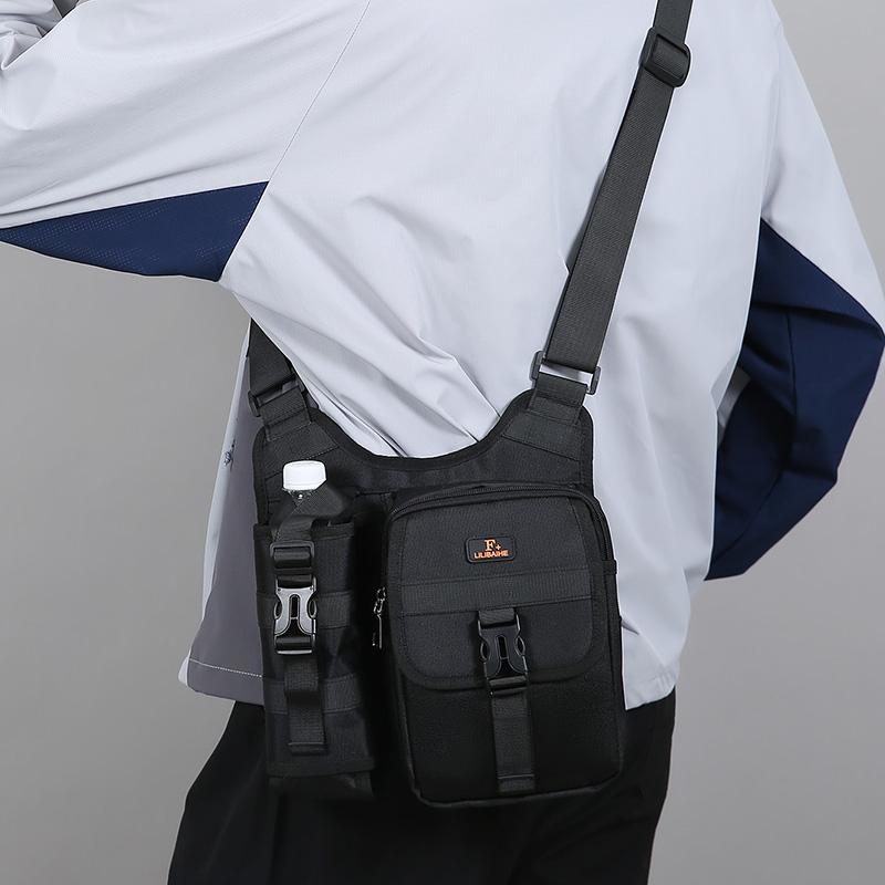 Multifunctional Outdoor Umbrella Water Cup Bag Travel Shoulder Bag Men's Crossbody Bag